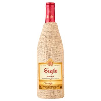 Вино Manzanos Siglo Tempranillo красное сухое 13.5% 0,75л - купить, цены на Cупермаркет "Харьков" - фото 1