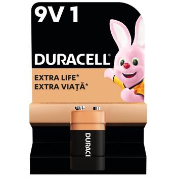 Батарейка Duracell щелочная 9V - купить, цены на - фото 1