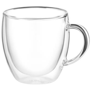 Чашка Ardesto AR2618BH двойное стекло 180мл 2шт - купить, цены на Cупермаркет "Харьков" - фото 3