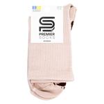 Носки Premier Socks женские классические махровый след с принтом высокие р.23-25 бежевый