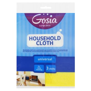 Gosia Universal Viscose Cleaning Napkins 3pcs