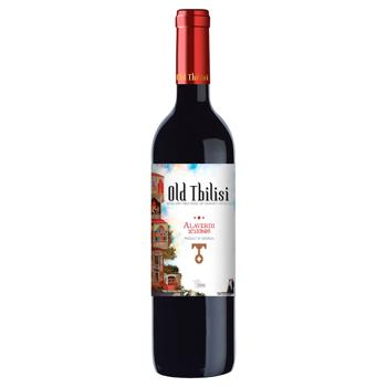 Old Tbilisi Alaverdi Red Semi-Dry Wine 12% 0.75l - buy, prices for MegaMarket - photo 1
