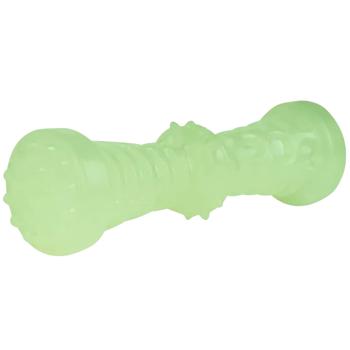 Игрушка для собак Barksi Chew Люминесцентная гантель с пищалкой 5х18см - купить, цены на MasterZoo - фото 2