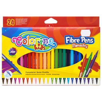 Colorino Felt-Tip Pens 24 Colors - buy, prices for Auchan - photo 1