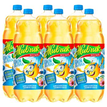 Zhyvchyk Apple Juice-Containing Non-Carbonated Drink 2l - buy, prices for METRO - photo 2