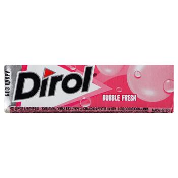 Dirol Bubble Fresh Fruit-Mint Flavored Chewing Gum 14g - buy, prices for - photo 2