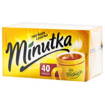 Чай чорний Minutka 1,4г*40шт - купити, ціни на METRO - фото 1