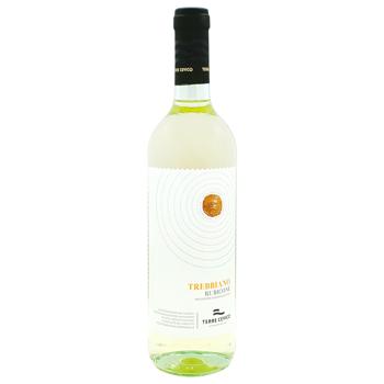 Вино Terre Cevico Trebbiano IGT Rubicone Vino Bianco біле сухе 11% 0,75л - купити, ціни на Чудо Маркет - фото 1