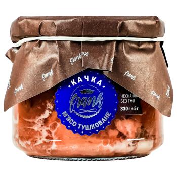 М'ясо качки Frank тушковане 330г - купити, ціни на Grono - фото 2