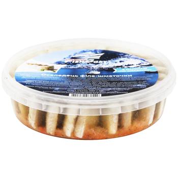 Сельдь Fish Port филе-кусочки в маринаде По-шведски 500г
