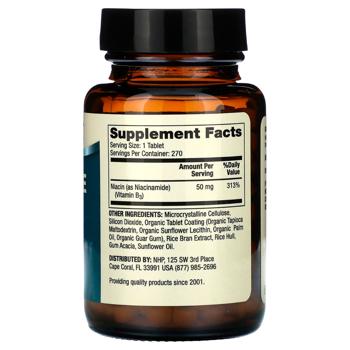 Dr. Mercola Niacinamide Vitamin B3 50mg 270 tablets - buy, prices for Biotus - photo 2