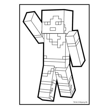 Yes Minecraft Coloring Book with Stickers А4 8 pages - buy, prices for NOVUS - photo 2