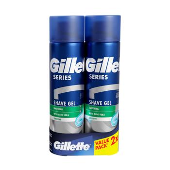 Гель для бритья Gillette Series Успокаивающий 200мл - купить, цены на Auchan - фото 2