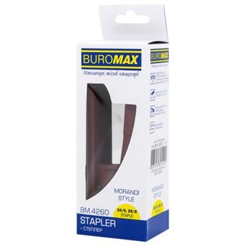 Buromax Morandi Style Burgundy Metal Stapler