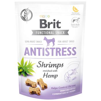 Ласощі для собак Brit Care Antistress з креветкою для зниження рівня стресу 150г - купити, ціни на MasterZoo - фото 1