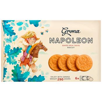 Grona Napoleon Cookies with Baked Milk Flavor 290g - buy, prices for Epicentr FOOD - photo 1
