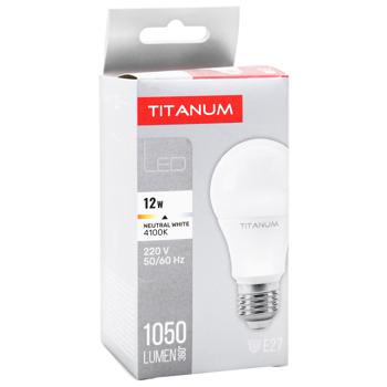 Titanum LED Lamp A60 12W E27 4100K - buy, prices for - photo 2