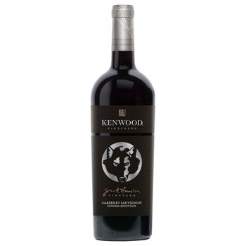 Вино Kenwood Jack London Sonoma Mountain червоне сухе 14,5% 0,75л - купити, ціни на МегаМаркет - фото 1