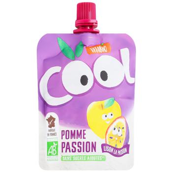 Пюре органічне Vitabio Cool Fruits з яблуком та маракуєю 90г