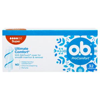 Тампоны O.B.® Pro Comfort Super 32шт - купить, цены на КОСМОС - фото 3