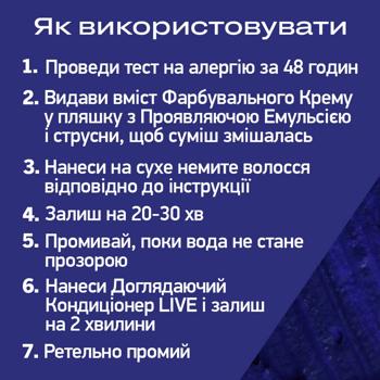 Фарба для волосся Live U67 Сапфіровий синій - купити, ціни на Ідеал - фото 8