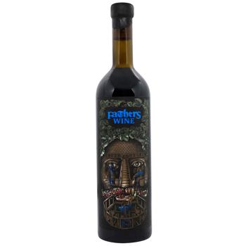 Вино Father's Wine Лице Мерло черв. сухе 0.75 л - купити, ціни на WINETIME - фото 1