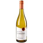 Вино Carson's Chardonnay біле сухе 12,5% 0,75л
