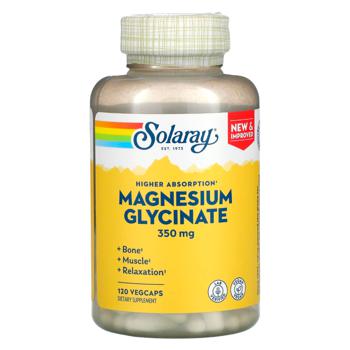 Solaray High Absorption Magnesium Glycinate 350mg 120 capsules