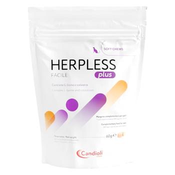 Таблетки для котів Candioli Herpless Plus Facile 60 г - купить, цены на MasterZoo - фото 1