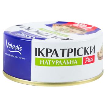 Ікра тріски Veladis Pate Натуральна 100г - купити, ціни на Ідеал - фото 1