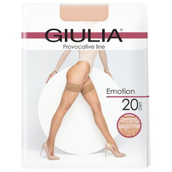 Чулки женские Giulia Emotion 20 Den р.1/2 daino бежевые - купить, цены на MasterZoo - фото 1