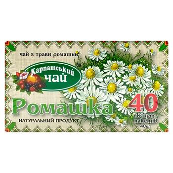 Чай трав'яний Карпатський чай Ромашка 1г*40шт - купити, ціни на Чудо Маркет - фото 3