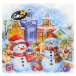 Silken Snowmen in the City 3-Ply Table Napkins 33*33cm 18pcs