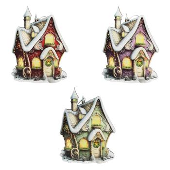 Mis Lt Wooden House Castle Christmas Decoration - buy, prices for Ideal - photo 1