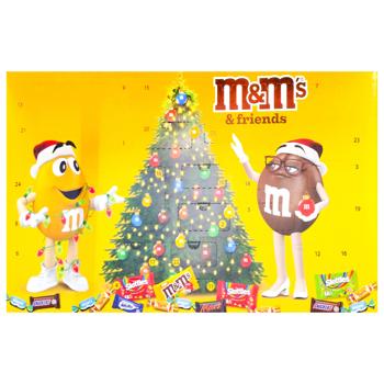 M&M's & Friends Advent Calendar 463g - buy, prices for NOVUS - photo 1
