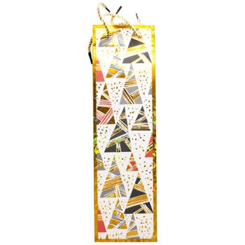 Пакет подарочный Buromax Звезды Wine Bottle бумажный 11х38х11см - купить, цены на - фото 2