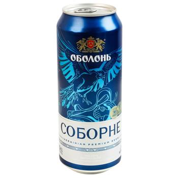 Obolon Soborne Light Beer 4.9% 0.5l - buy, prices for Chudo Market - photo 2