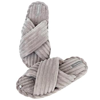 Twins 13247 HS-Puffy Gray Women's Slippers s.38-39 - buy, prices for Vostorg - photo 2