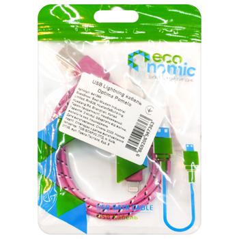 Кабель Optima Pomelo Usb Lightning - купити, ціни на Auchan - фото 1