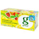 Чай зеленый G'tea! с ароматом земляники 1,75г*20шт