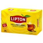Чай чорний Lipton Yellow Label 2г*50шт