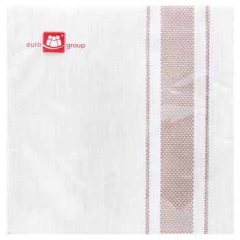 Eurogroup Textile 3-ply Napkins 18pcs - buy, prices for Tavria V - photo 1