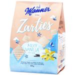 Вафли Manner Zarties молочная ваниль 200г