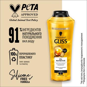 Шампунь Gliss Kur Nutritive для сухого та посіченого волосся 250мл - купити, ціни на - фото 8