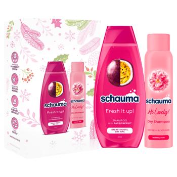 Schauma Fresh It Up Shampoo 400ml + Dry Shampoo Schauma Hi Lovely! 150ml Gift Set - buy, prices for METRO - photo 1