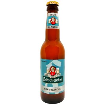Пиво Feldschlobchen Blanche 4,9% 0,33л - купить, цены на Cупермаркет "Харьков" - фото 1