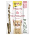 GimCat Sticks with Turkey Kitten Snack 3pcs 9g