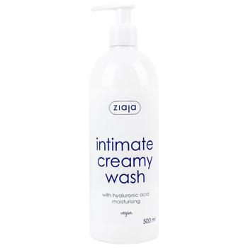 Ziaja Moisturising Intimate Creamy Wash with Hyaluronic Acid 500ml