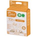 Velvet Paw TOFU Natural наповнювач для котячого туалету 6 л - без аромату