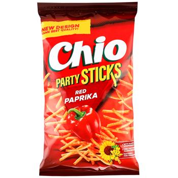 Чипсы Chio Party Sticks картофельные со вкусом паприки соломкой 70г - купить, цены на Торба - фото 1